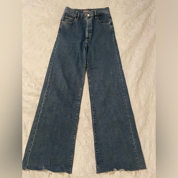 Hepburn Wide Leg High Rise jeans by DL1961 - Picture 1 of 3